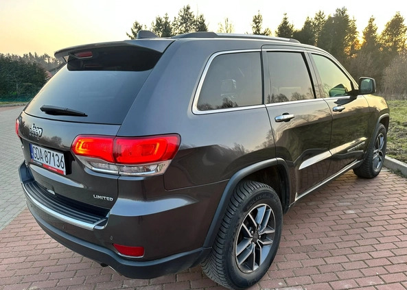 Jeep Grand Cherokee cena 119549 przebieg: 163600, rok produkcji 2019 z Dąbrowa Tarnowska małe 301